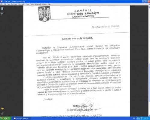 Iată ce i-a răspuns ministrul Nicolăescu deputatului Culeţu